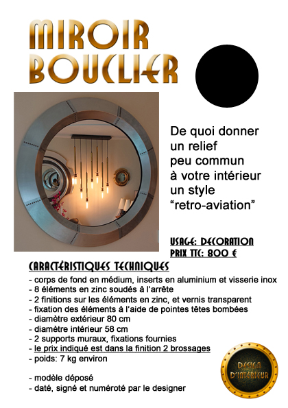 fiche miroir bouclier