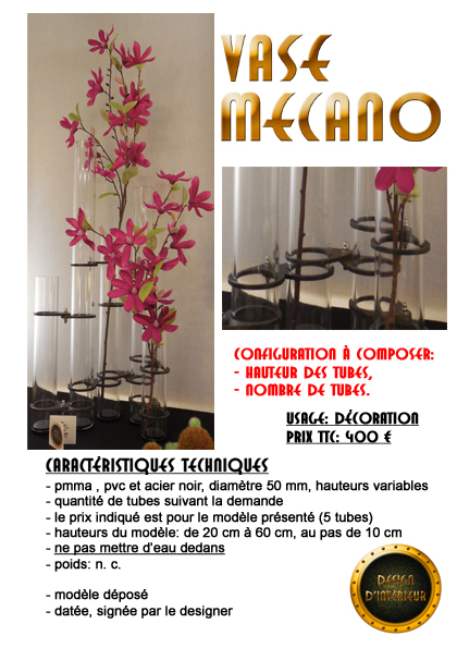 vase mecano