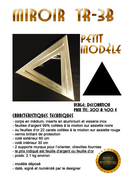 miroir tr3b argent total