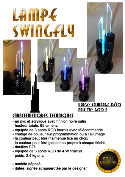 fiche lampe swingfly